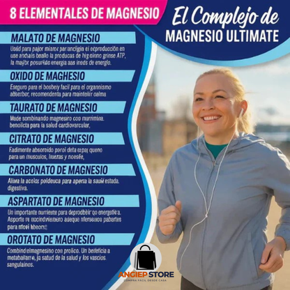Magnesium Complex – Potencia 1000 mg: Sueño Profundo, Cero Estrés